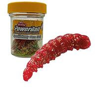 Berkley Cebo POWERBAIT Honey Worm Scales - Paquete DE 55 - Red