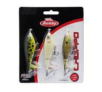 Berkley Choppo - Paquete de 3 anzuelos de Pesca, señuelos Duros, Pesca en Aguas Superficiales, Lucio, Unisex, Surtidos, 14 g | 90 mm