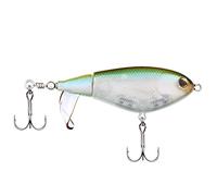 Berkley Choppo Topwater Señuelo de Pesca - Cebo de hélice fácil de Usar para lubinas y Peces Depredadores, CREA la máxima perturbación y Ruido en la Superficie - 7.5cm Ghost