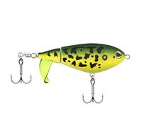 Berkley Choppo Topwater Señuelo de Pesca - Cebo de hélice fácil de Usar para lubinas y Peces Depredadores, CREA la máxima perturbación y Ruido en la Superficie - 7.5cm / MF Frog