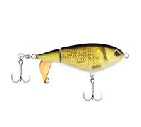Berkley Choppo Topwater Señuelo para Pesca en Superficie | Señuelo fácil de Usar para Peces Depredadores | CREA la máxima perturbación y Ruido en la Superficie | 7,5 cm | 14g | Dorado