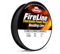 Berkley Fireline Hilo Nylon Transparente | Hilo para Hacer Pulseras Y Collares | Hilo Invisible para Manualidades Y Perlas | Alambre Fino Resistente para Colgar Decoraciones | 0.15mm | 45m