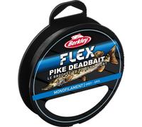 BERKLEY Flex Pike Deadbait Monofilamento, Unisex, Gris, 0.35mm | 8.7kg | 19lb | 300m | 330yd