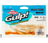 Berkley G-GSSQ3SSGL Gulp Calamar Sugar and Spice Glow, 7,6 cm, Unisex, Brillo de azúcar y Especias, 7.62 cm