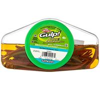 Berkley Gulp! - Cebo de Pesca Alive! Camuflaje de Gusano de Arena, 6 Pulgadas, Pinta 4x7