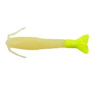 Berkley Gulp! Gambas de Agua Salada Cebo Blando, diseño con Aroma Realista para la Pesca en Agua Salada de gallineta nórdica, Duradero y versátil para múltiples técnicas, 6pk 3", RB Shrimp