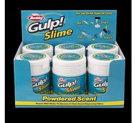 Berkley Gulp Slime Fishing Attractant, Polvo seco potenciador del Olor para cebos Blandos, señuelos Duros y jigs, Fórmula de liberación rápida de los Peces para Pescadores de Agua Dulce y Salada