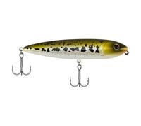 Berkley J-Walker 100 Señuelo de Pesca de Superficie - Larga Distancia de Lanzamiento, Pescadores de Bass, Lucio y Depredadores, Cebo Flotante para Aguas Superficiales, 10 cm, Bala Azul