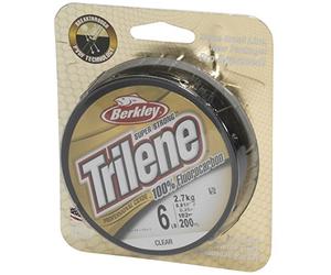 Berkley, Leader Trilene 100% fluorocarbonio. Unisex Adulto, Trasparente, 4lb | 1.8kg| 150m