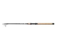 Berkley Lightning HT II Caña Telescópica Spinning, Carbono 24HDC Ligero, Guías Minima de Acero Inoxidable, Mango Completo de Corcho, óptimo para Pescadores de Agua Dulce y Salada, 2.13 m