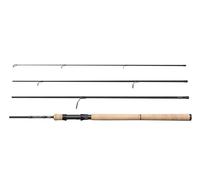 Berkley Lightning HT II Travel Spinning Caña de Pescar - Carbono 24HDC Ligero, Guías Minima de Acero Inoxidable, Diseño Compacto de 4 Piezas, Pescadores de Depredadores de Agua Dulce y Salada, 3.20m