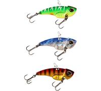 Berkley Power Blade Metal Fishing Lure 3 Pack, optimo para Pescadores de Perca, Lucio, lucioperca, cacho, Trucha y más, Un señuelo Fino diseñado para traer picadas, 7g, 44mm