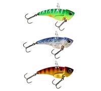 Berkley Power Blade Metal Fishing Lure 3 Pack, optimo para Pescadores de Perca, lucioperca, lucioperca, cacho, Trucha, y más, Un señuelo Fino diseñado para traer picadas, 18g, 59mm