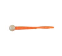 Berkley PowerBait - Cebo de pesca flotante para ratones, blanco perla/naranja fluorescente, 3 pulgadas | 8 cm, aroma y sabor irresistibles, presentación realista, ideal para truchas, arándanos azules,