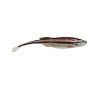 Berkley PowerBait Drip Minnow - Cebo de Pesca de pececillo, Brillo de Nariz Negra HD, 4 Pulgadas, Sabor Irresistible, Cuerpo y Cabeza realistas, acción Sutil, Ideal para técnicas de delicadeza