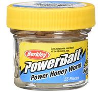 Berkley Powerbait - Gusanos de miel Blanco 55 grams Paquete de 55 unidades