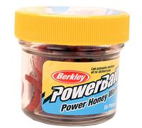 Berkley Powerbait - Gusanos de miel Rojo 55 grams Paquete de 55 unidades