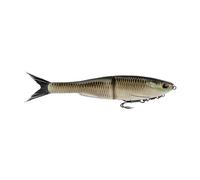 Berkley PowerBait Nessie Glide Bait, sábalo, 7 pulgadas, aroma y sabor irresistibles, ideal para pesca de lubina, equipado con anzuelo Fusion19