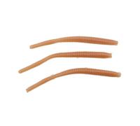 Berkley PowerBait Power - Cebo Flotante para Pesca de Trucha, Natural, 3 Pulgadas, Aroma y Sabor irresistibles, Perfil de Gusano Realista, Ideal para truchas y más