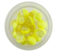 Berkley PowerBait Power Clear Eggs - Cebo de Pesca Flotante, Color Plateado Transparente, Amarillo, Aroma y Sabor irresistibles, presentación Natural, Ideal para Trucha, Cabeza de Acero, salmón y más