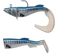 Berkley PowerBait Power Sandeel - Señuelo de Pesca Suave para Agua Salada para lubina, abadejo, Bacalao, Ling y Wrasse - Cola de Paleta y Cola rizada suministrada