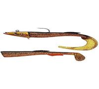 Berkley PowerBait Power Sandeel - Señuelo de Pesca Suave para Agua Salada para lubina, abadejo, Bacalao, Ling y Wrasse - Cola de Paleta y Cola rizada suministrada