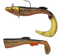 Berkley Powerbait Power Sandeel- Señuelo Flexible Versátil para la Pesca en el Mar, Founit con Dos Pádel para el Lugar, Bar, Borde o Barco, Crazy Sandeel FIIIsh, Sayori