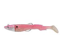 Berkley PowerBait Power Sardina, Gancho de Pesca, señuelos Suaves, Pesca de mar, Cebo Suave de Agua Salada, señuelo de Cola de Remo para lubina, abadejo, Bacalao, Anguila, Ling y Wrasse, Rosa