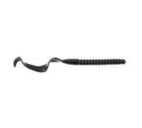 Berkley PowerBait® Power Worm - Cebo de Pesca, Negro, 18 cm, Sabor Irresistible, Perfil clásico de Gusano de Cola rizada, Ideal para Pesca de Primavera, Verano y otoño