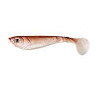 Berkley PowerBait Pulse Shad, señuelo de plástico Blando con fórmula perfumada para Pescadores de Depredadores, Ideal para lubina, Perca, lucioperca y lucioperca, 11 cm, Hot Yellow Perch
