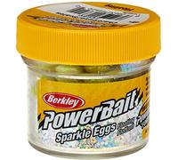 Berkley PowerBait Sparkle Power Eggs - Cebo de Pesca Flotante Magnum, Chartreuse con Escamas, Aroma y Sabor irresistibles, presentación Natural, Ideal para Trucha, Cabeza de Acero, salmón y más