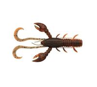 Berkley Pulse Realistic Craw; Señuelo de plástico blando tipo cangrejo de río para la pesca de depredadores de agua dulce; Texas Rig, Carolina Rig, Cheb Rig, Ned Rig & Jighead, 10cm, marrón naranja UV