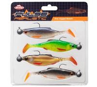 Berkley Pulse Realistic Roach Prerigged Softbait Shad con Cabeza de Jig - Forma Ultra Realista y acción para Pesca de Peces Depredadores - Lucio, lucioperca, Perca