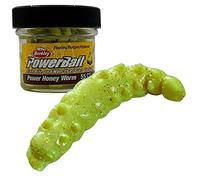 Berkley Señuelos Spinning Powerbait Honey Worms Garlic 1´´ 2.5 cm 2.1 oz Yellow