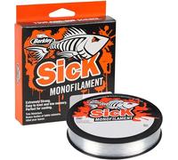 BERKLEY Sick Monofilamento Enfermo, Unisex, Transparente, 0.28mm | 6.9kg | 15lb | 300m