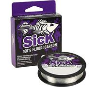 BERKLEY Sick Fluorocarbon Leader, Unisex, Transparente, 0.30mm | 7kg | 15.5lb | 50m | 54yd