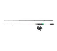 Berkley URBN II Allrounder Combo, Combo caña y Carrete, Combo Spinning para Pesca con señuelo, Pesca de Depredadores,Lucio/Perca/Zander, Unisex, Negro, 2.2m, 7-24g