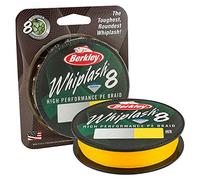 Berkley Whiplash 8 líneas de Pesca, Adultos Unisex, Amarillo, 23.0kg | 51lb| 150m