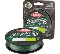 Berkley Whiplash 8 - Línea de Pesca Trenzada 100% Dyneema 8 hebras para Pesca de Agua Salada y Agua Dulce