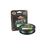 Berkley Whiplash 8 - Línea de Pesca Trenzada 100% Dyneema 8 hebras para Pesca de Agua Salada y Agua Dulce, Verde, 24 Libras | 24 Libras | 300 m