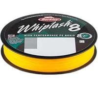 Berkley Whiplash8, Línea de Pesca, Superline, Pesca de Depredadores, Lucio, Perca, Zander, Trucha, Unisex, Amarillo, 0.2mm, 27.7 kg, 61 LB, 330 yd