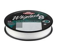 Berkley Whiplash8, Línea de Pesca, Superline, Pesca de Depredadores, Lucio, Perca, Zander, Trucha, Unisex, Cristal, 0.08mm, 12.9 kg, 28 LB, 165 yd