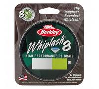 Berkley Whiplash8, Línea de Pesca, Superline, Pesca de Depredadores, Lucio, Perca, Zander, Trucha, Unisex, Verde Musgo, 0.18mm, 23.3 kg, 51 LB, 165 yd