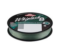 Berkley Whiplash8, Línea de Pesca, Superline, Pesca de Depredadores, Lucio, Perca, Zander, Trucha, Unisex, Verde Musgo, 0.18mm, 23.3 kg, 51 LB, 165 yd