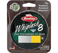 Berkley Whiplash 8 Trenzado: 0,16 mm, Hombres, Amarillo, 20.8kg | 46lb| 300m