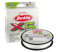 Berkley X5 Línea de Pesca Trenzada, Unisex, Cristal Blanco, 14.2kg| 328yd | 300m