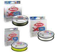 BERKLEY X9 Lo-Vis-Línea de Pesca Trenzada Verde, Unisex