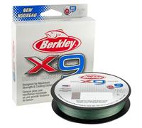 Berkley X9 - Sedal Trenzado de 9 hebras para Pesca de Agua Salada y Agua Dulce, Unisex, Verde de Baja Visibilidad, 20,6 kg, 164 Yardas, 150 m