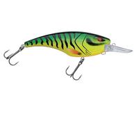 Berkley Zilla Deep Crank, Señuelo Pesca Predator, Crankbait Flotante y Hundido, Sistema Long Cast, Anzuelos Fusion19, Pescadores Lucio, Zander, Bass, 3-5m Profundidad, 14.3cm, Shadow Tiger