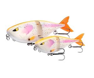 Berkley Zilla Jointed Glider Señuelo para lucios | Señuelo fácil de Pescar con acción en Forma de S | Señuelo para Depredadores de 0,5-1,5 m de Profundidad | 18 cm | 80 g | Fegis de Dos Tonos